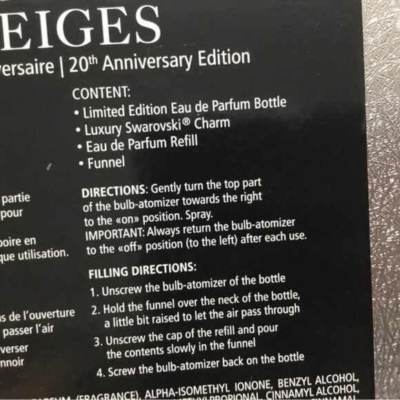 Lise Watier NEIGES Swarovski 20th Anniversary Edition - Picture 6 of 6